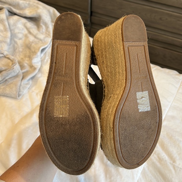 Dolce Vita Suede Straw Espadrille Wedge - Picture 5 of 6